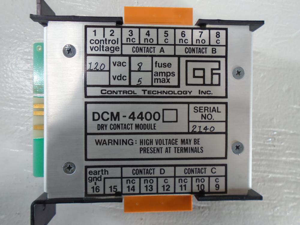 Control Technology DCM-4400 Dry Contact Module